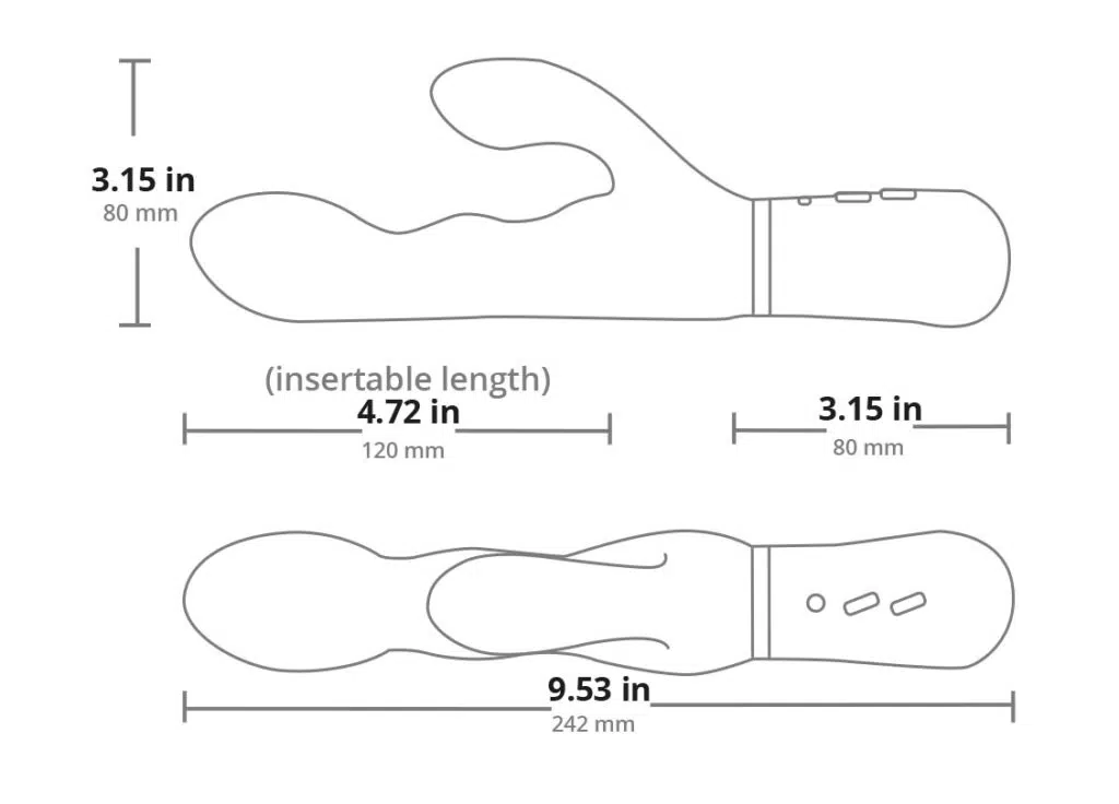 lovense nora dimensions